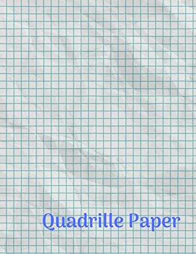 Quadrille Paper Quad Rule Graph Paper,8. 5 X 11 (4x4 Graph Paper) 100 Pages
