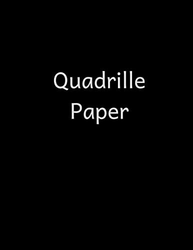 Quadrille Paper Quad Rule Graph Paper,8. 5 X 11 (4x4 Graph Paper) 100 Pages