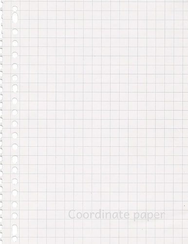 Coordinate Paper Quad Rule Graph Paper,8. 5 X 11 (5x5 Graph Paper) 100 Pages
