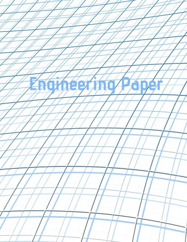 Engineering Paper Quad Rule Graph Paper,8. 5 X 11 (5x5 Graph Paper) 100 Pages