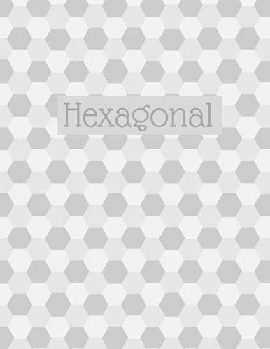 Hexagonal Hex Paper (or Honeycomb Paper),This Large Hexagons Measure . 5 Per Side. 100 Pages, 8. 5 X 11. GET YOUR GAME On :-)