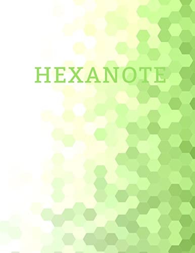 Hexanote Hex Paper (or Honeycomb Paper),This Large Hexagons Measure . 5 Per Side. 100 Pages, 8. 5 X 11. GET YOUR GAME On :-)