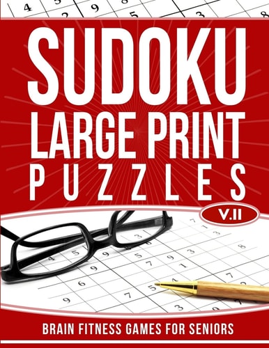 Sudoku Large Print Puzzles Vol 2 Brain Fitness Games for Seniors