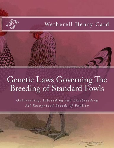 Genetic Laws Governing The Breeding of Standard Fowls Outbreeding, Inbreeding and Linebreeding All Recognized Breeds of Poultry