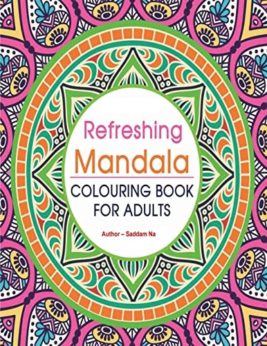 Refreshing Mandala Coloring Book For Adults