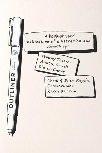Outliner A Book-Shaped Exhibition of Illustration and Comics