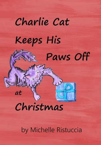 Charlie Cat Keeps His Paws Off at Christmas