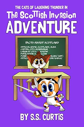 The Cats of Laughing Thunder in the Scottish Invasion Adventure
