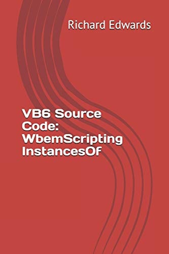 VB6 Source Code WbemScripting InstancesOf