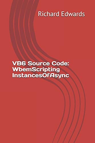 VB6 Source Code WbemScripting InstancesOfAsync