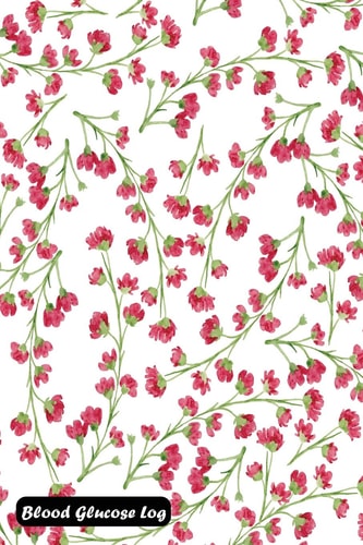 Blood Glucose Log Donna Flowers Cover