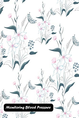 Monitoring Blood Pressure Decorated with Elegant Flowers Cover
