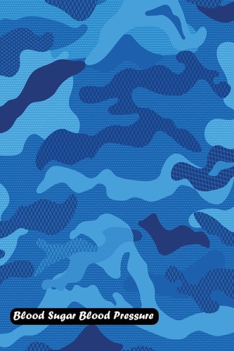 Blood Sugar Blood Pressure Camouflage Pattern Cover