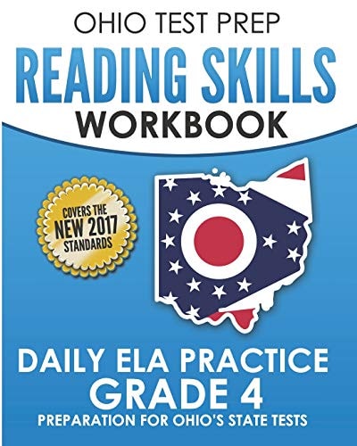 Ohio Test Prep Reading Skills Workbook Daily Ela Practice Grade 4 Practice for Ohio's State Tests for English Language Arts
