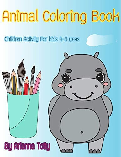 Animal Coloring Book Children Activity for Kids 4-6 Yeas