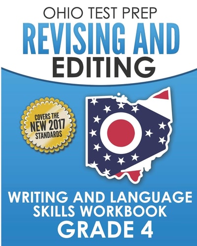 Ohio Test Prep Revising and Editing Grade 4 Writing and Language Skills Workbook