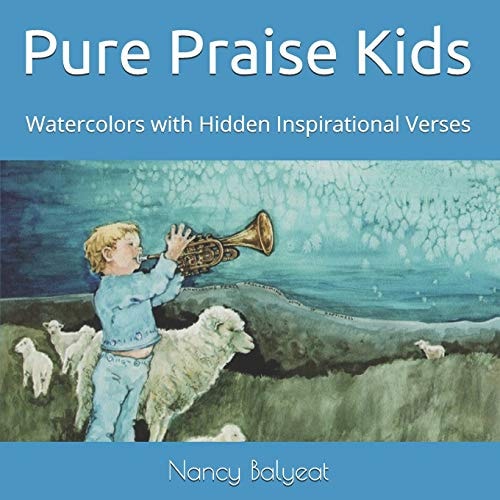 Pure Praise Kids Watercolors with Hidden Inspirational Verses