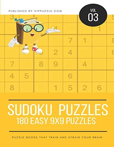 Sudoku Puzzles - 180 Easy 9x9 Puzzles