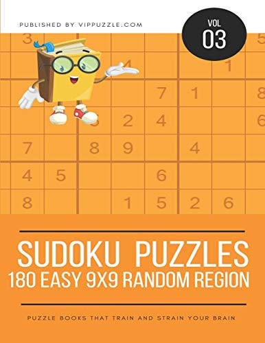 Sudoku Puzzles - 180 Easy 9x9 Random Region