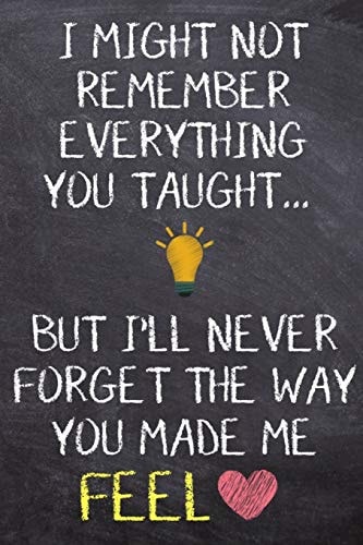 I Might Not Remember Everything You Taught