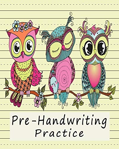 Pre-Handwriting Practice Workbook for Kids in Kindergarten & Pre-School - Yellow
