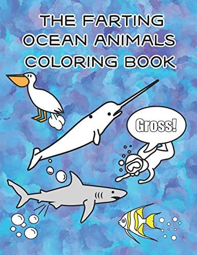 The Farting Ocean Animals Coloring Book