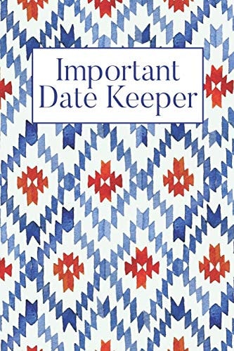 Important Date Keeper Abstract Blue