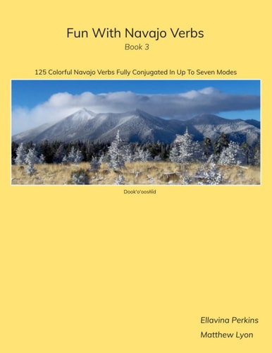 Fun With Navajo Verbs Book 3 Dook'o'ooslííd 125 Colorful Navajo Verbs Fully Conjugated In Up To Seven Modes