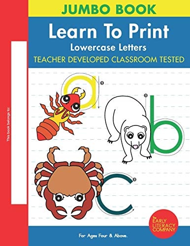 Learn To Print Lowercase Letters