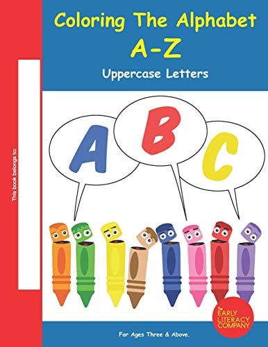 Coloring the Alphabet A-Z Uppercase Letters