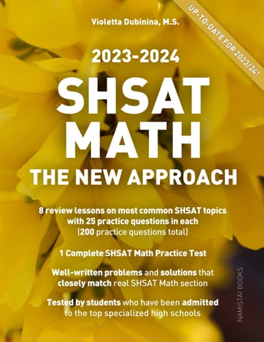 Shsat Math The New Approach
