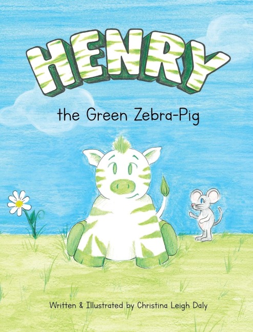 Henry the Green Zebra-Pig