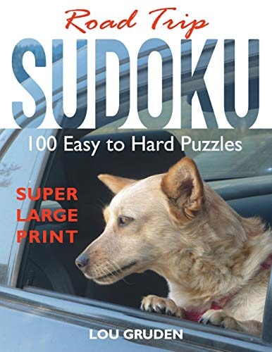 Road Trip Sudoku 100 Easy to Hard Puzzles - Super Large Print