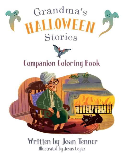 Grandmas Halloween Stories: Companion Coloring Book