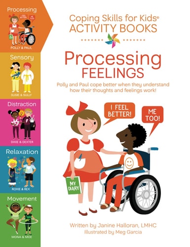 Coping Skills for Kids Activity Books Processing Feelings