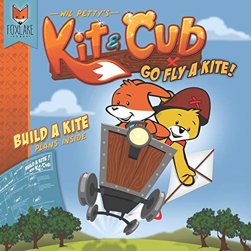 Kit and Cub Go Fly a Kite!