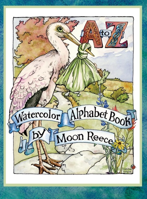 Watercolor Alphabet Book: Ladybug Version