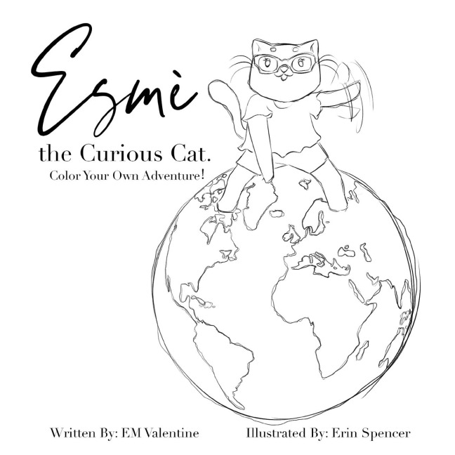 Esmè the Curious Cat: Color Your Own Adventure!
