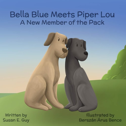 Bella Blue Meets Piper Lou A New Member of the Pack