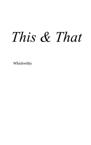 This & That