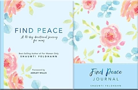 Find Peace Bundle: A 40-Day Devotional Journey for Moms & Deluxe Signature Journal