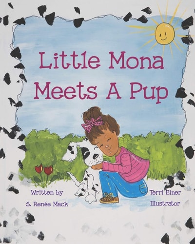 Little Mona Meets A Pup
