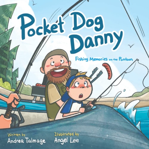 Pocket Dog Danny Fishing Memories on the Pontoon