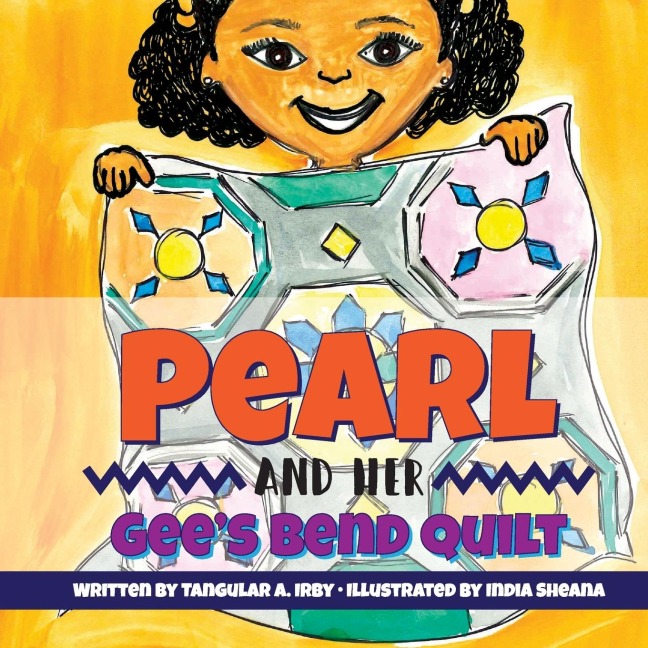 Pearl and her Gees Bend Quilt