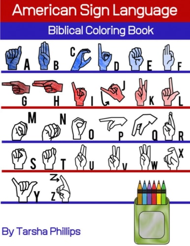 American Sign Language Biblical Coloring Book