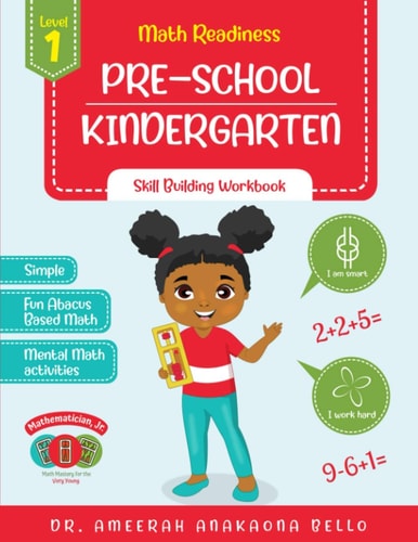 Math Readiness PRE-SCHOOL KINDERGARTEN Skill Building Workbook