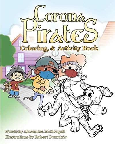 Corona Pirates Coloring, & Activity Book