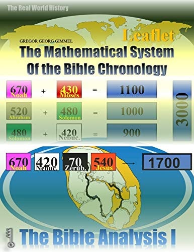 The Mathematical System of the Bible Chronology The Exact Year of Every Major Bible History Event