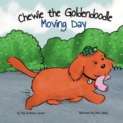 Chewie the Goldendoodle Moving Day
