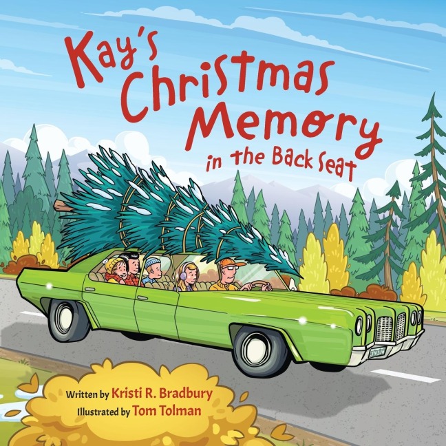Kays Christmas Memory in the Back Seat